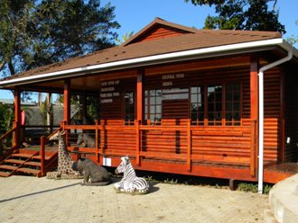 A Safari reception office in St Lucia