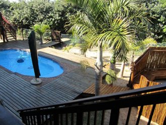 An Existing Pool With A New Deck Surround