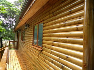 The Back Of A House With Detail Of Precision Craftsmanship